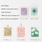 Flower Market Poster, Minimalist Floral Flower Market Wall Art, Colorful Abstract Aura Posters for Room Aesthetic, Aura Gradient Spiritual Affirmation Canvas Art Prints for Bedroom Boho Wall Decor(8x10inch, Unframed)